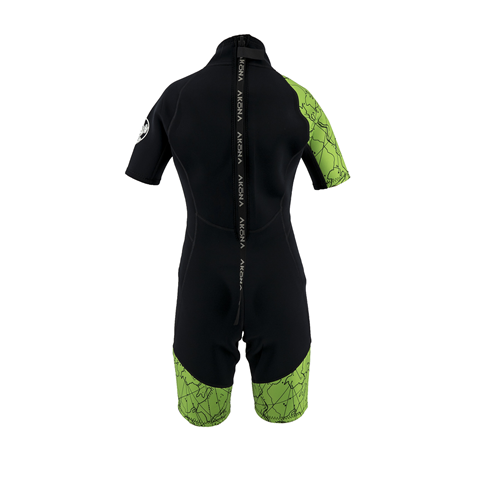 Kid's 2mm Shorty (Purple or Green) (Sizes 10-16)